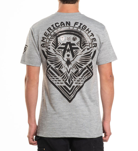 Playera American Fighter Cedar Falls Grey FM16281