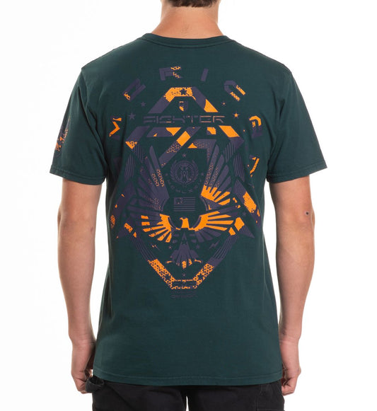 Playera American Fighter Castleford Sea Moss FM16251