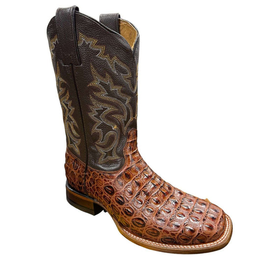 Botas Cuatralba Imit. Cocodrilo Cafe H62 cj 316