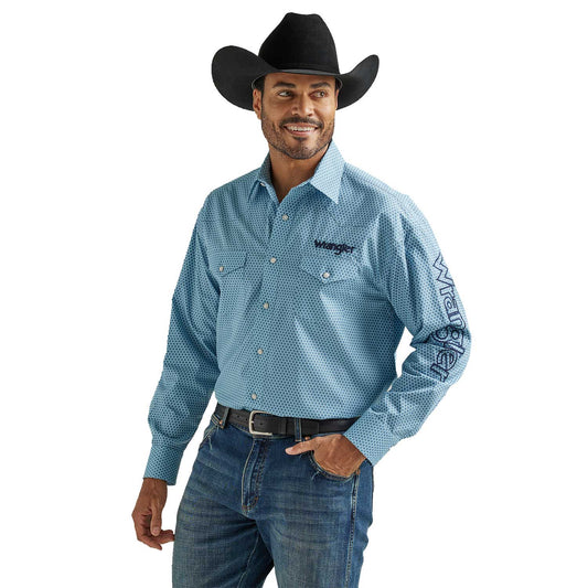 Wrangler Camisa Retro Azul Claro 112327778