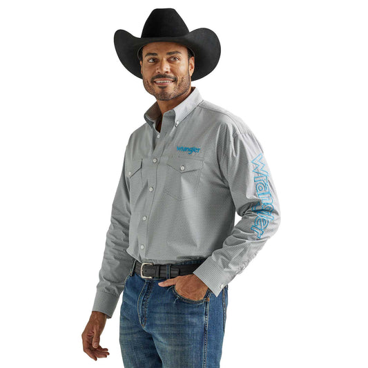 Wrangler Camisa Retro Logo Azul 112327779