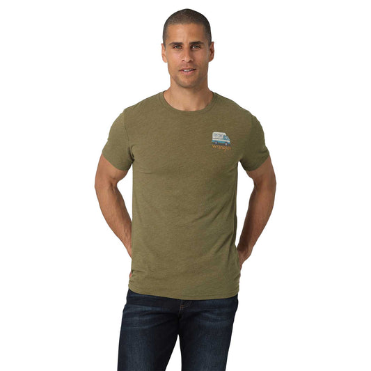 Wrangler Playera Moutain Verde 112328819