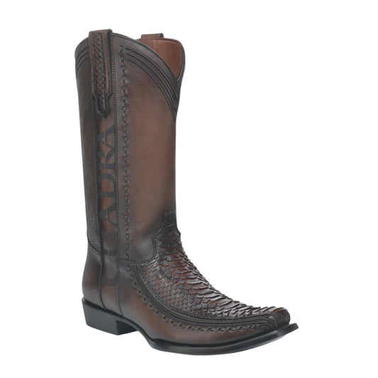 Botas Cuadra Python Back Honey Cafe 1J3GPH cj 854