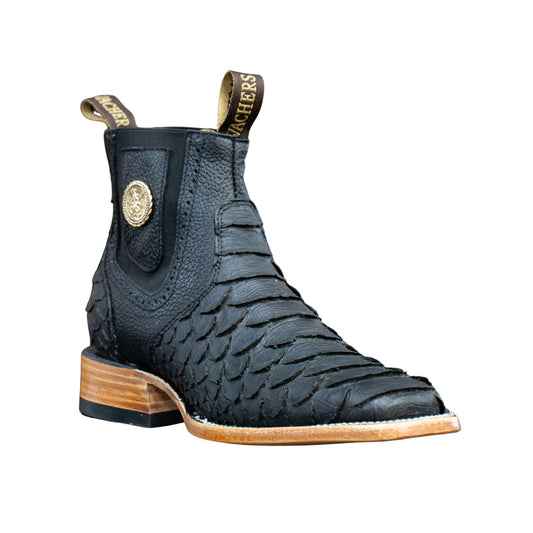 Botines Vachers Python Imit. Negro cj 51