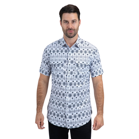 Camisa Platini Aztec White PGS11118
