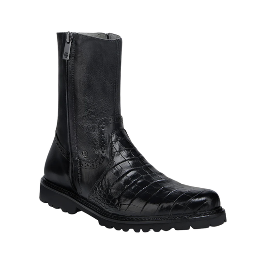 Bota Cuadra Vestir Alligator Negro G11LPBI cj 233