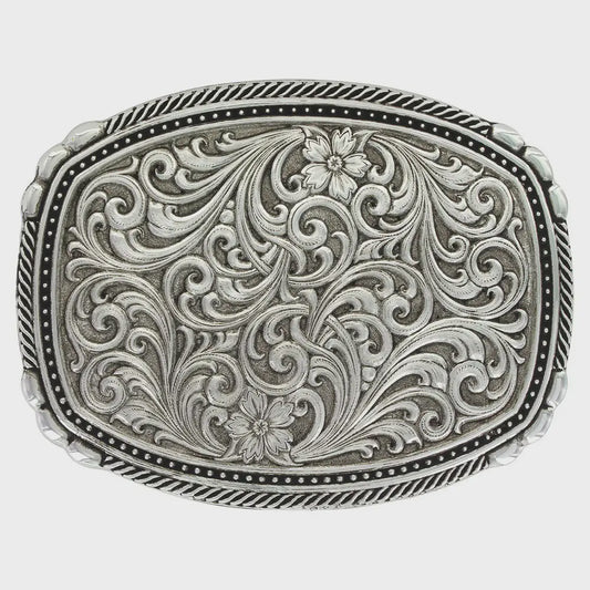 Hebilla Montana Silversmiths Curved Western Filigree 28400RTS