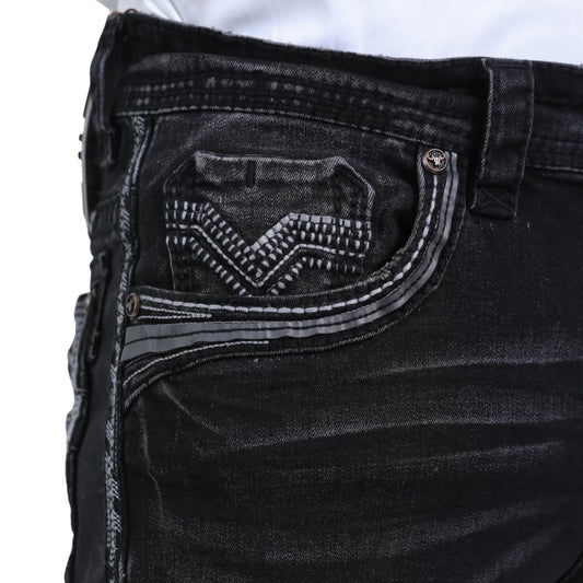 Jeans Platini Holt Black Slim Boot-Cut PHD10760