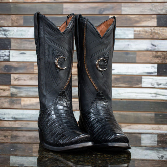 Bota Cuadra Alligator Lomo Belly Negro 1J2PAL cj 269