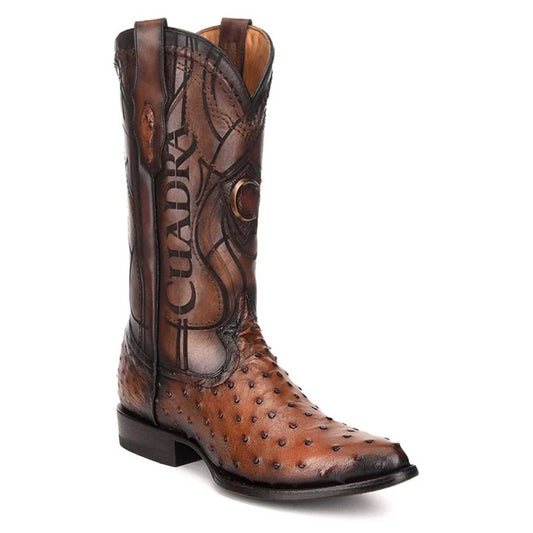 Botas Cuadra Avestruz Moroni Castaño 2C1NA1 Cj 37