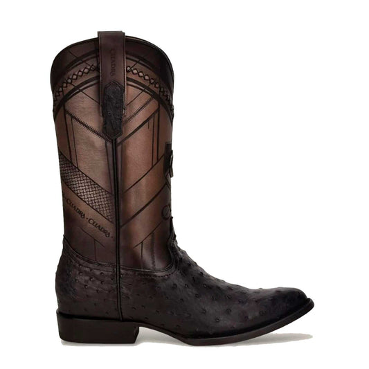 Botas Cuadra Avestruz Negro 2C2FA1 cj DA1