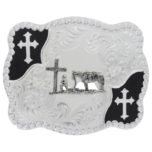 Hebilla Montana Silversmiths Cruz de Vieira 3611-731M