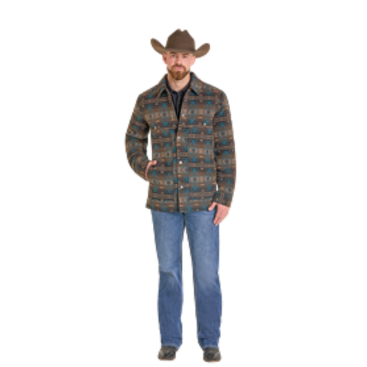 Rock & Roll Chamarra Long Aztec Dark Brown DM92C06159