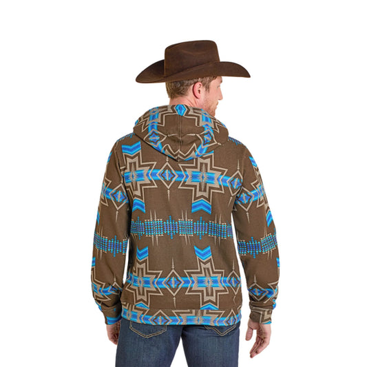 Rock & Roll Hoodie Aztec Dark Brown BM94T07707