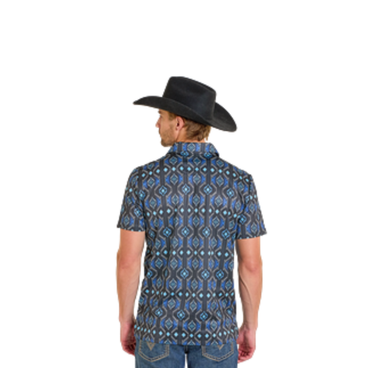 Rock & Roll Polo Aztec Blue BM51 T07685