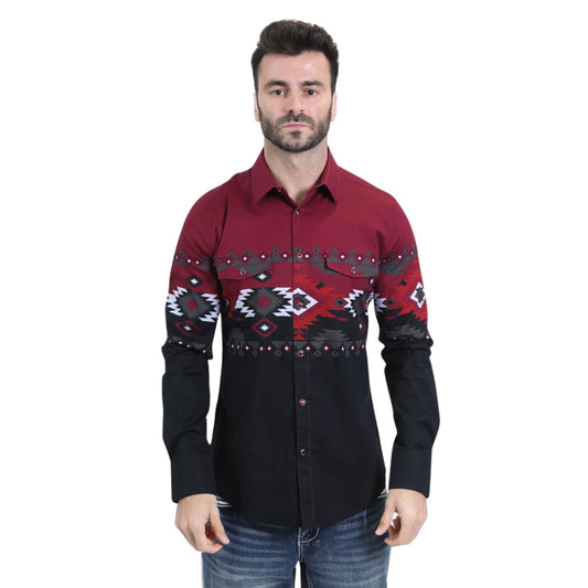 Camisa Platini Modern Fit Rodeo Black AZL10825