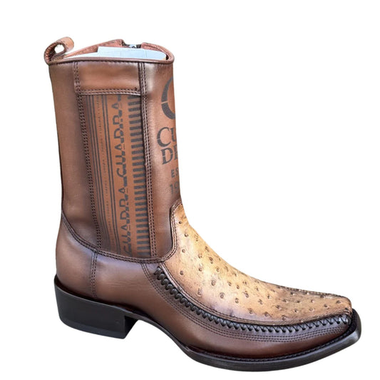 Botas Cuadra Avestruz Lugano Cafe 1J2KA1 cj 850