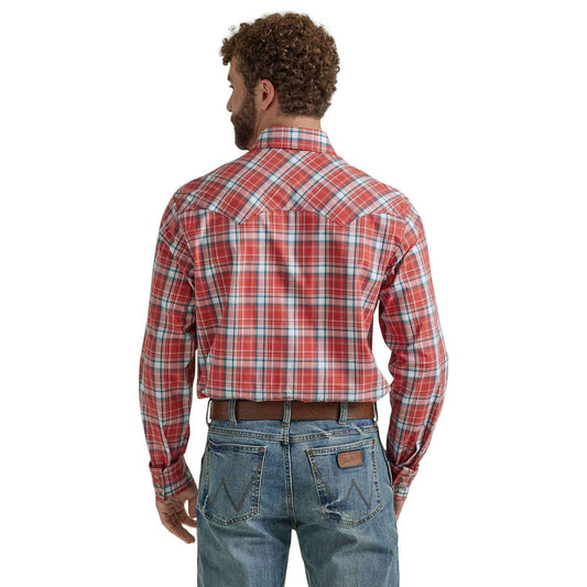 Camisa Wrangler Snap Red 112347307