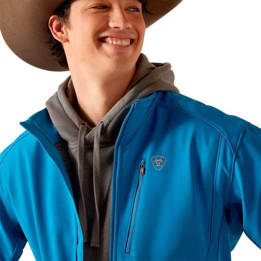 Chamarra Ariat Logo Mykonos Blue 10046731