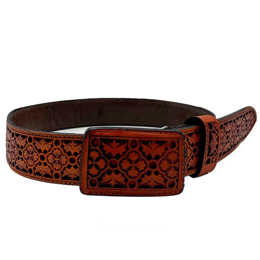 Combo Cinto Cincelado Flores Miel C-6