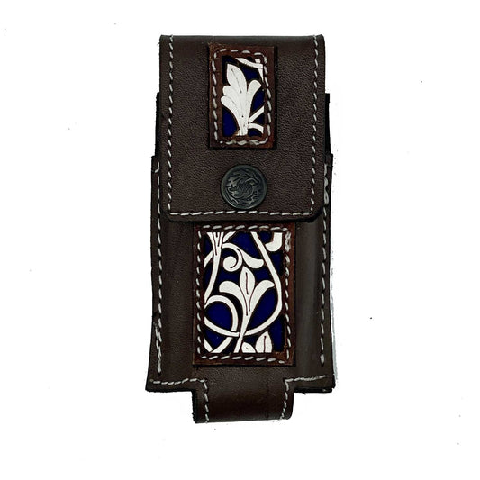 Combo Cinto Cincelado Blanco/Azul C-1