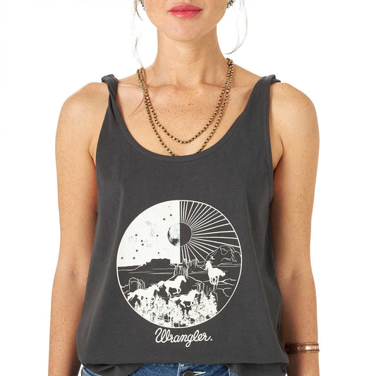 Wrangler Playera Midnight Black 112315076