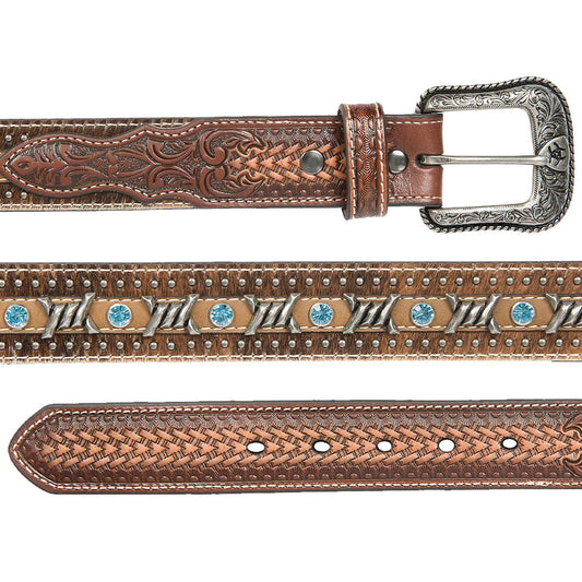 Cinto Ariat Pelo Original Piedra Azul A1027202