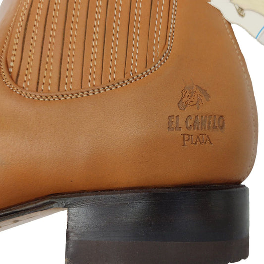 El Canelo Botin Charro Atanado Oro cj-ORO