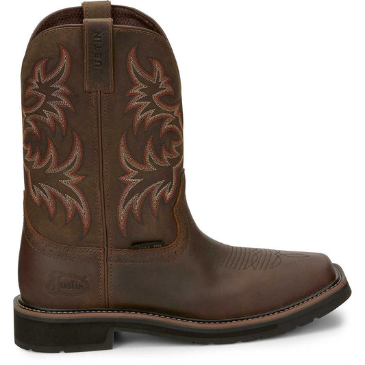 Justin Work Driller Café Steel Toe SE4682