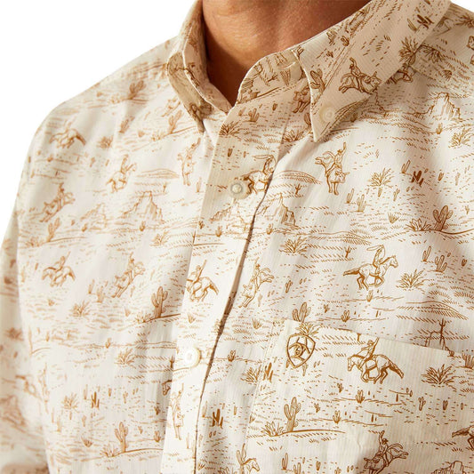 Camisa Ariat Manga Corta Edison 10051258