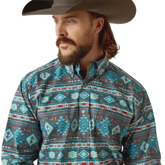 Ariat Camisa Prestcot Teal 10053868