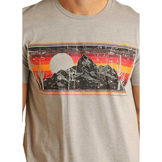 Playera Rock & Roll Mountain Sun RRUT21R061