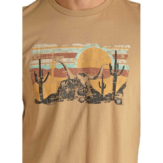 Rock & Roll Unisex Playera Taupe RRUT21R12J