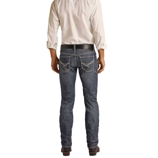 Rock & Roll Jeans Criss Crossed RRMD2MRYWA