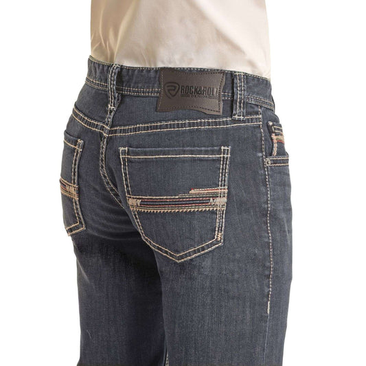 Jeans Rock & Roll Revolver Straigth Dark Vintage BM1RD02485