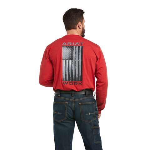 Ariat Manga Larga Red Patriot 10037705