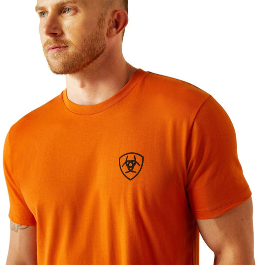 Playera Ariat Escudo Naranja 10054774