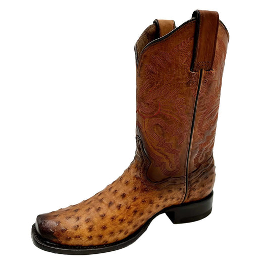 Bota Cuatralba Avestruz Cafe PU cj 110