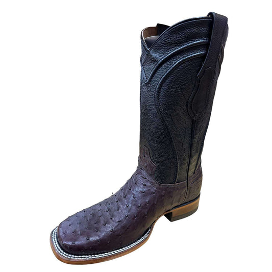 Botas Cuatralba Avestruz Vino H62 cj 0481