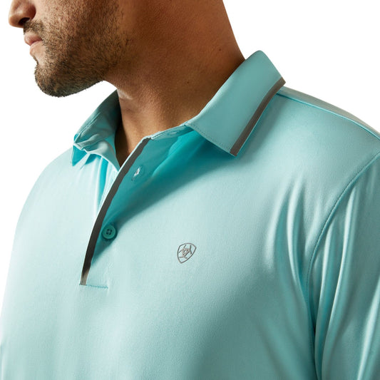 Polo Ariat Welded Tek Fitted Angel Blue 10058733