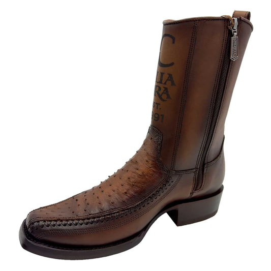 Botas Cuadra Avestruz Moroni Castaño 1J2KA1 cj 306