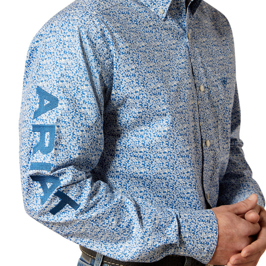 Camisa Ariat Team Parks Blue 10065811
