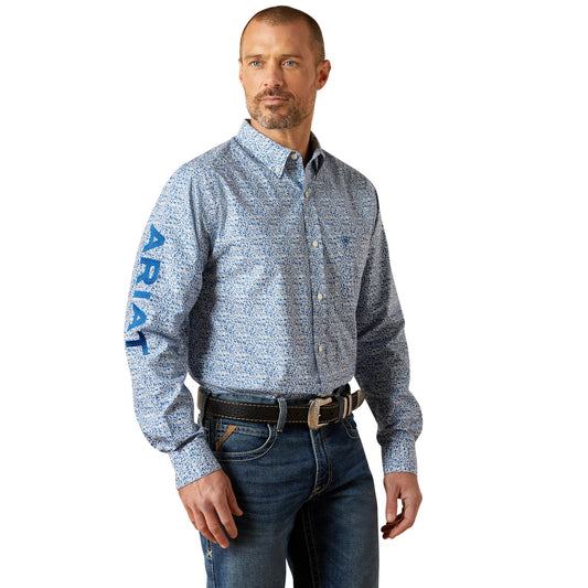 Camisa Ariat Team Parks Blue 10065811