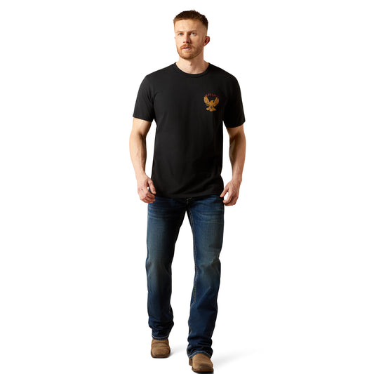 Ariat Playera Rustic Eagle Black 10065898