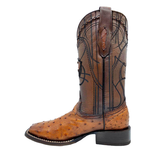 Botas Cuadra Avestruz Moroni Castaño 3Z1OA1 cj FOL