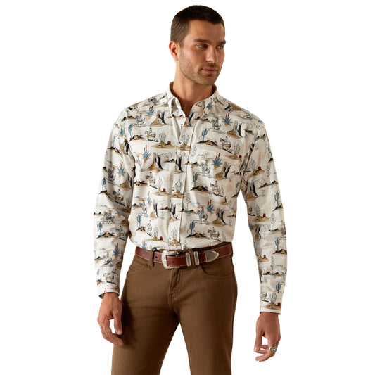 Camisa Ariat Gunder Blanca 10054644