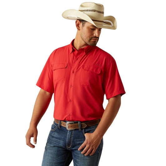 Camisa Ariat VentTEK Classic Red 10058787