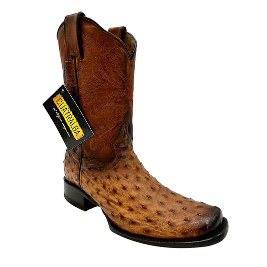 Bota Cuatralba Avestruz Cafe PU cj 110