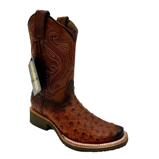 Bota Cuatralba Avstruz Coñag Diamante H60 cj 8