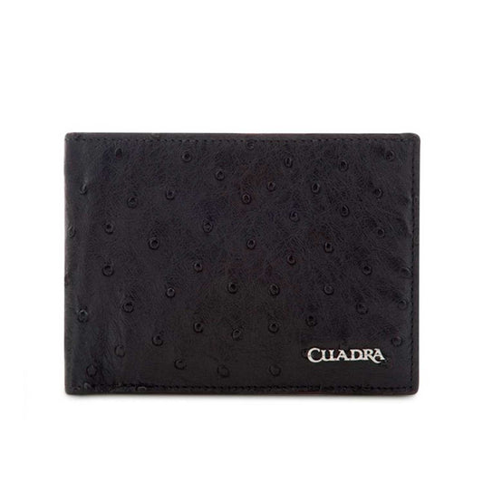 Cuadra Cartera Avestruz Black B2910A1